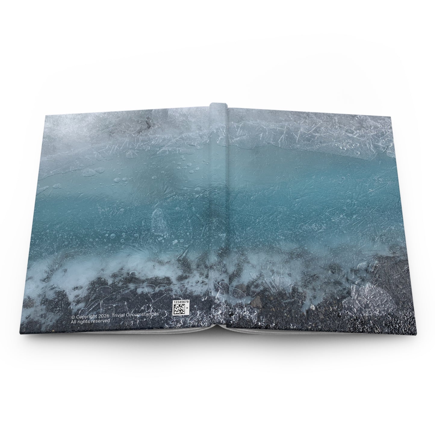 Glacier Ice Hardcover Journal