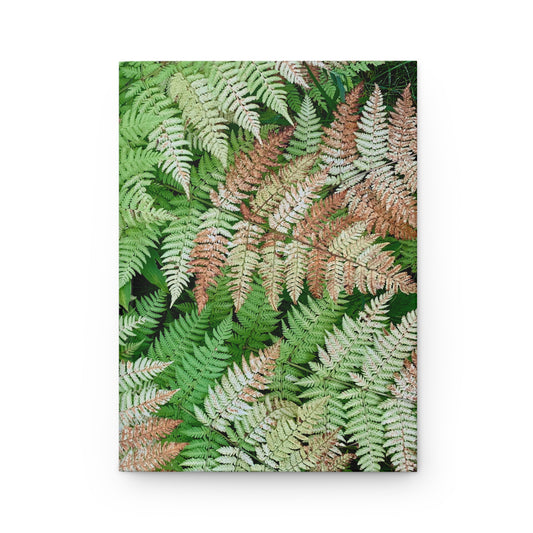 Alaskan Ferns in Autumn Hardcover Journal