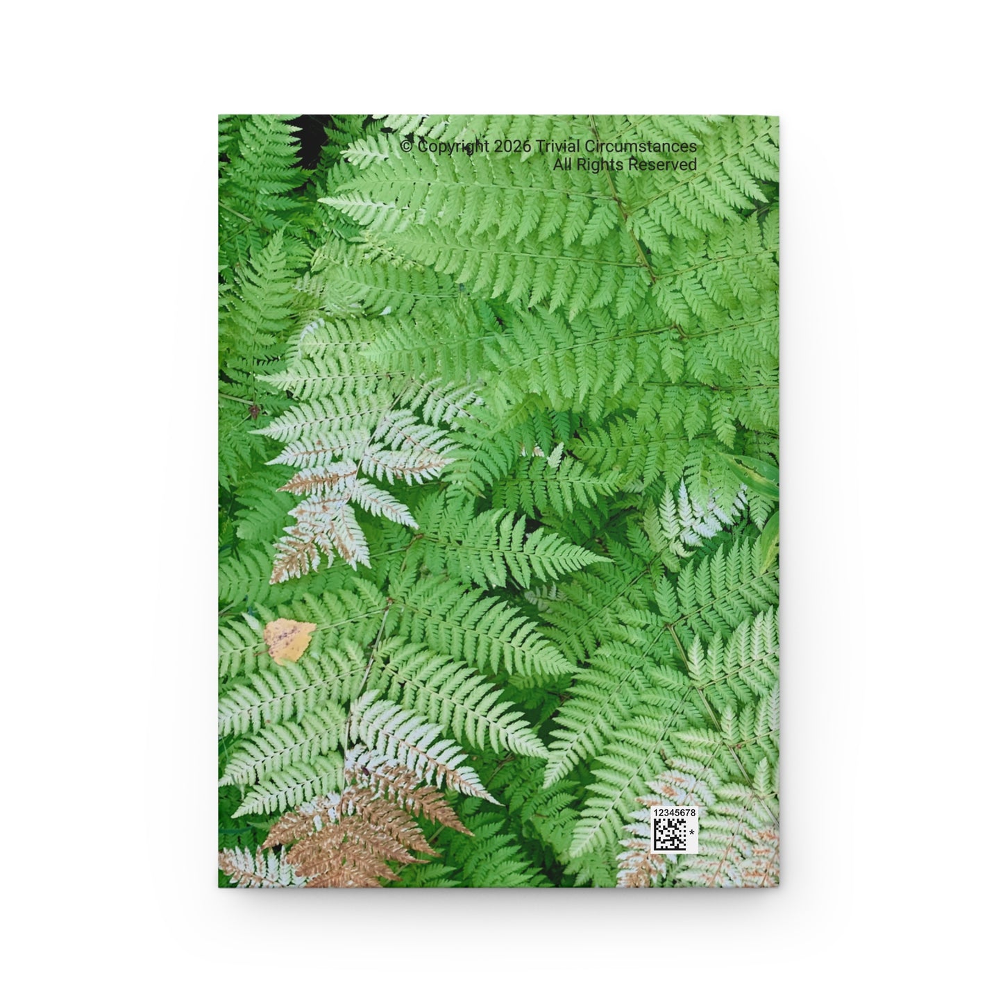 Alaskan Ferns in Autumn Hardcover Journal